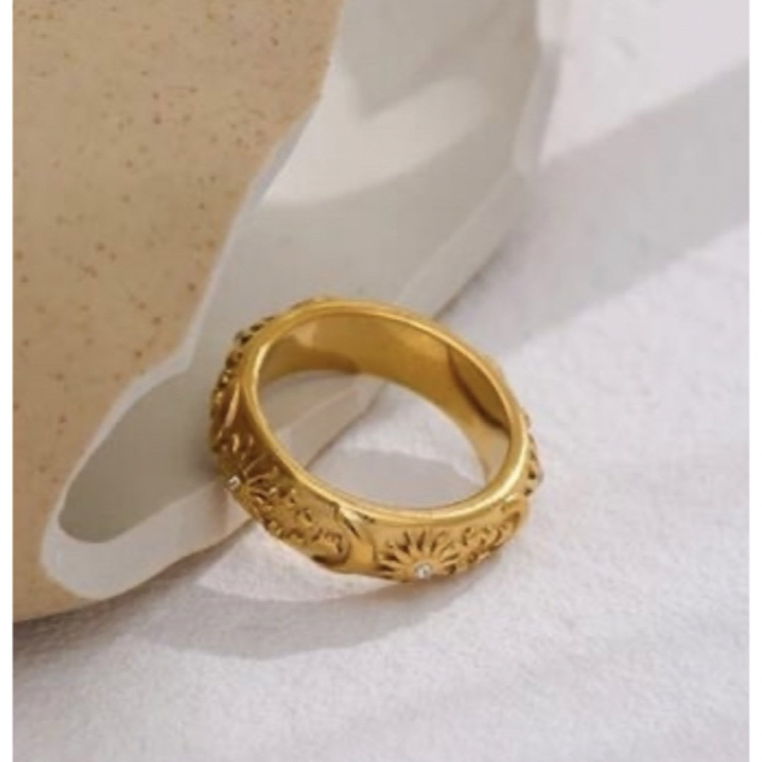 stainless ring ステンレス　リング　ムーン レディースのアクセサリー(リング(指輪))の商品写真