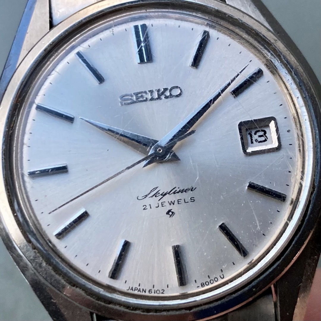 【動作良好】セイコー スカイライナー アンティーク 腕時計 1962年 手巻き