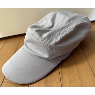 ドライフィットキャップ マラソン ランニング 野球 帽子 ライトグレー(薄灰色)(キャップ)