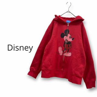 ディズニー(Disney)のR569 Disney ミッキー　裏起毛　パーカー　S(パーカー)