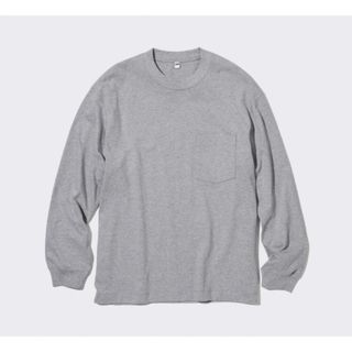 ユニクロ(UNIQLO)のUNIQLO ウォッシュコットンクルーネックTシャツ（長袖）(Tシャツ/カットソー(七分/長袖))