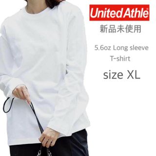 ユナイテッドアスレ(UnitedAthle)の新品未使用 ユナイテッドアスレ 5.6oz 無地 ロンＴ ホワイト XL(Tシャツ/カットソー(七分/長袖))