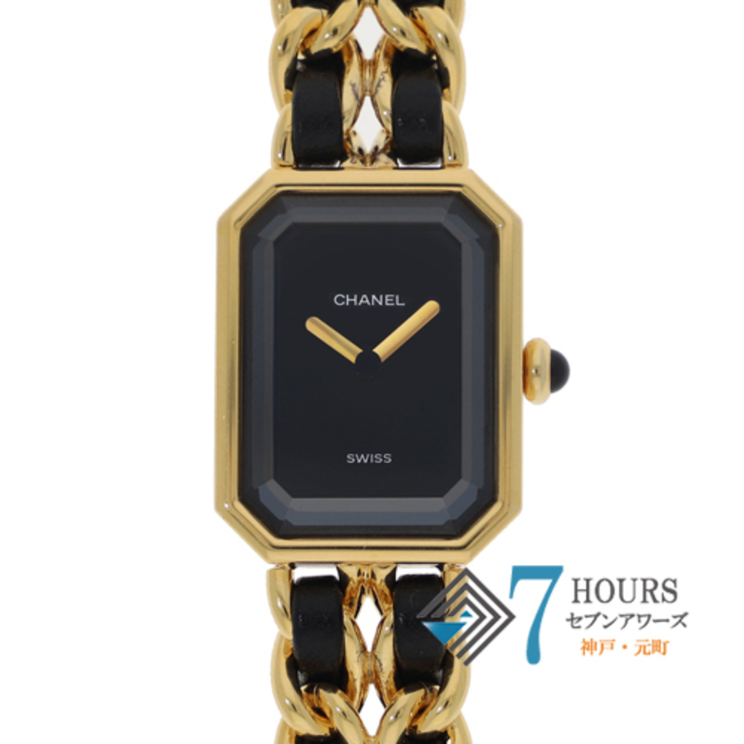 【118079】CHANEL シャネル  H0001 プルミエールL ブラックダイヤル GP クオーツ 当店オリジナルボックス 腕時計 時計 WATCH レディース 女性 女
