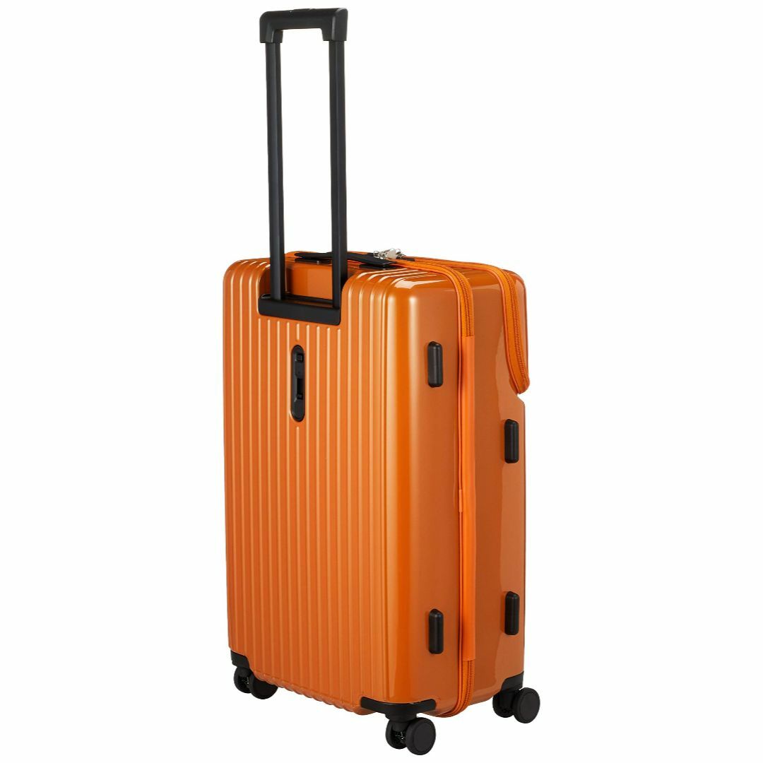 【色: オレンジ】[エース] スーツケース キャリーケース キャリーバッグ mサ
