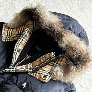 BURBERRY BLACK LABEL   美品バーバリー ダウンコートジャケット