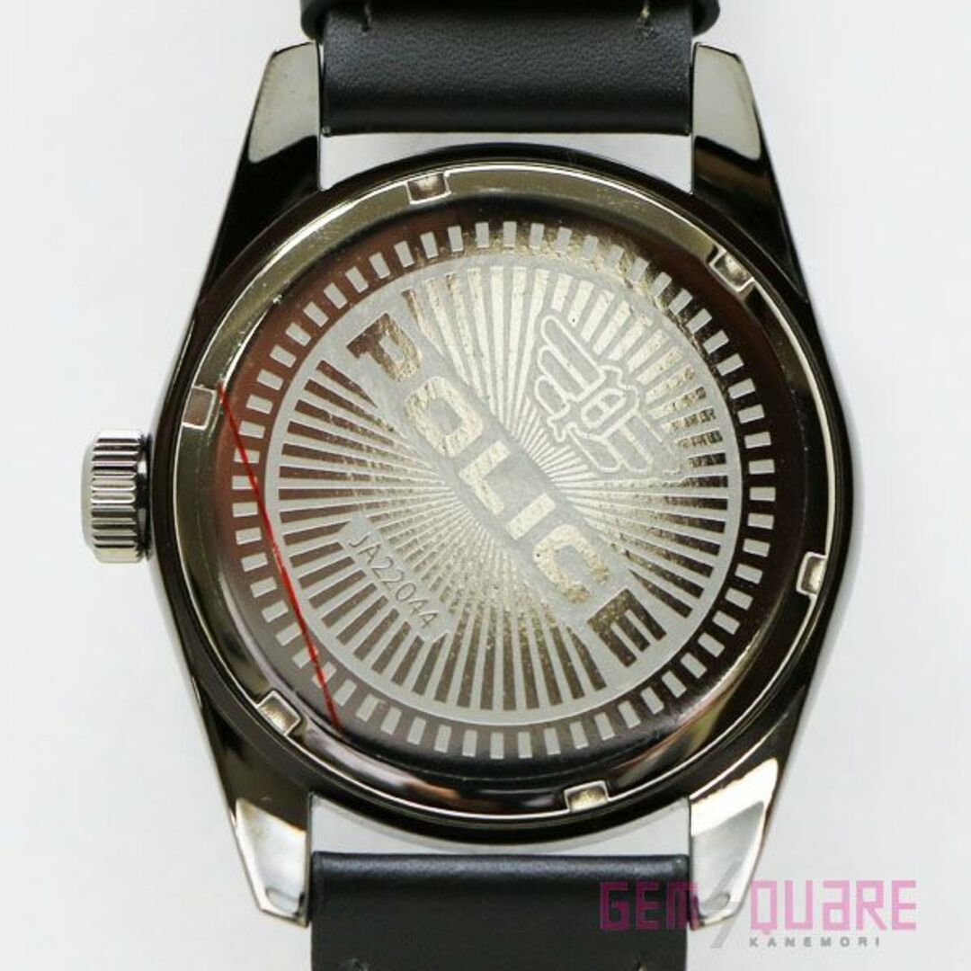 POLICE(ポリス)のPOLICE ポリス クォーツ 腕時計 男 黒PVD SS 未使用品 JA22044 メンズの時計(腕時計(アナログ))の商品写真