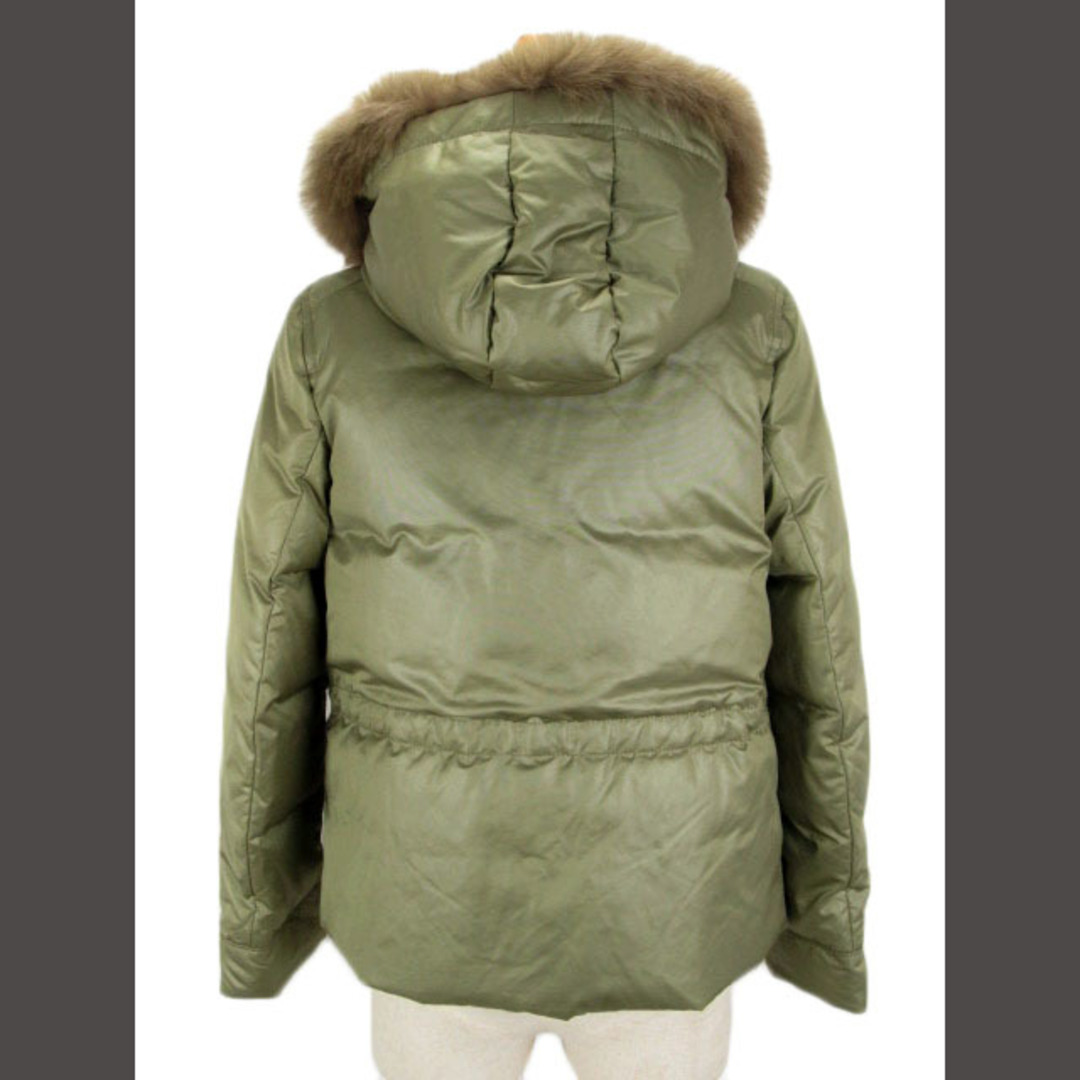 HUMAN WOMAN(ヒューマンウーマン)のヒューマンウーマン HUMAN WOMAN ジャケット 中綿 フード ファー レディースのジャケット/アウター(ブルゾン)の商品写真