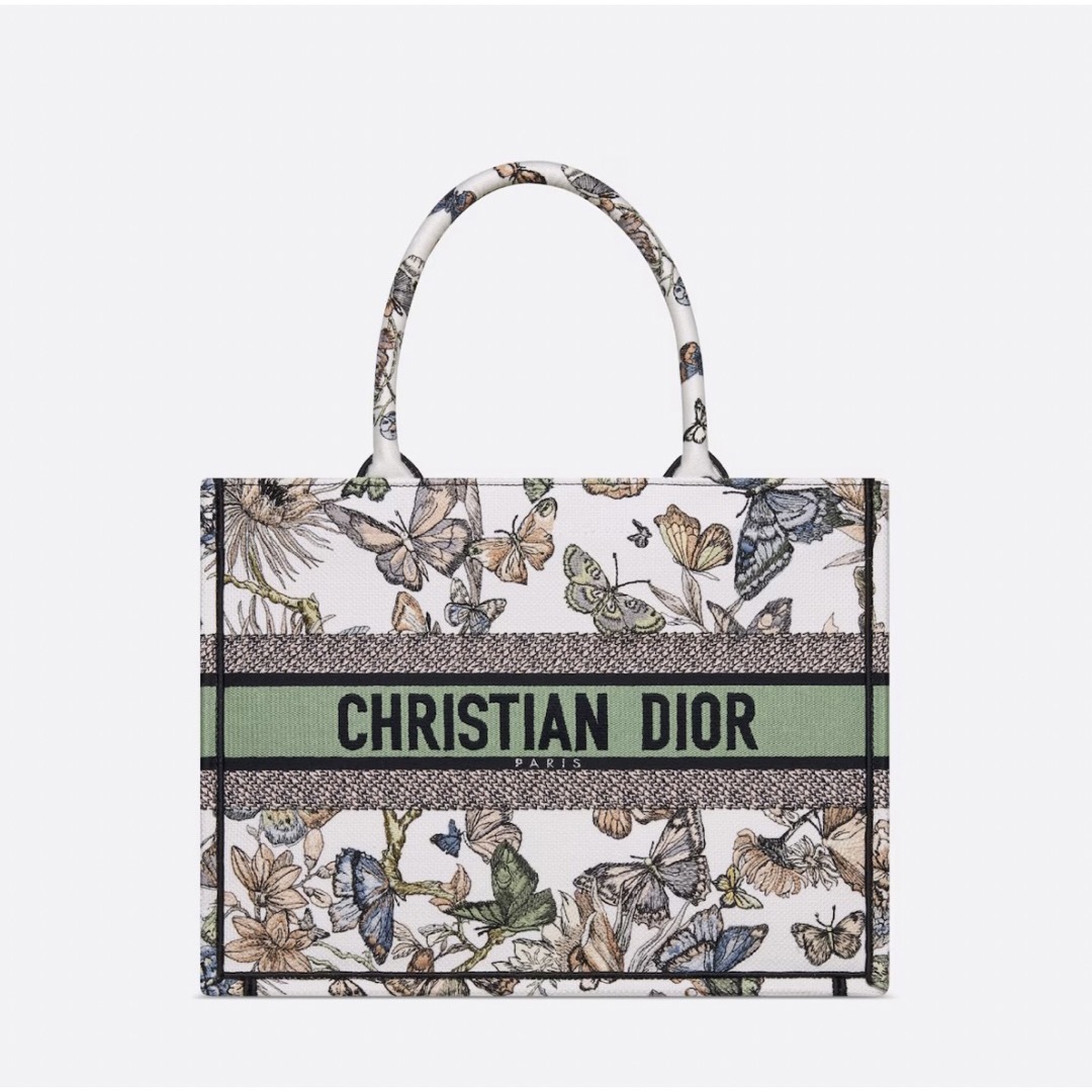 新作 新品 定価48万円 DIOR BOOK TOTE ミディアムバッグ 蝶