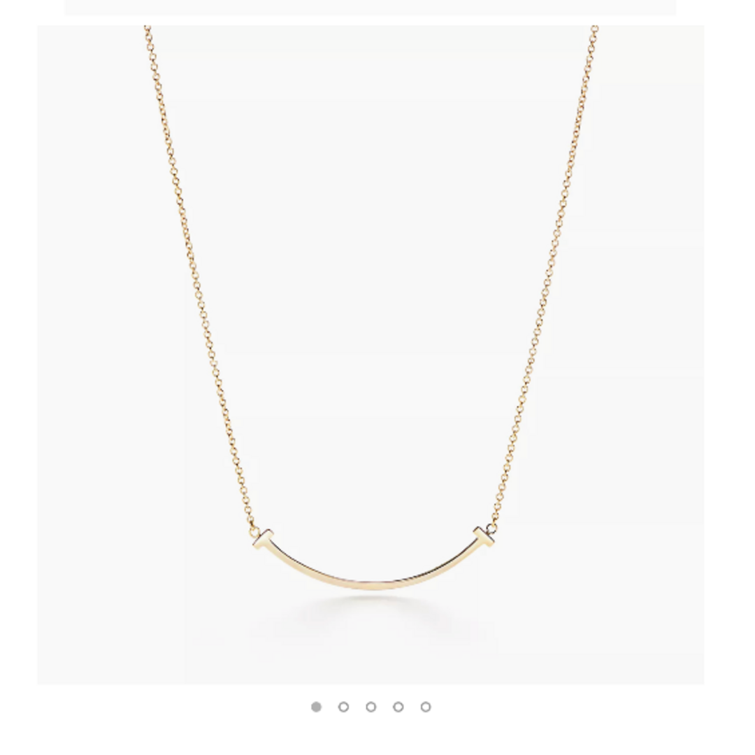 Tiffany & Co.(ティファニー)の専用です。Tiffany ティファニー　Tシリーズ　スマイルペンダント レディースのアクセサリー(ネックレス)の商品写真