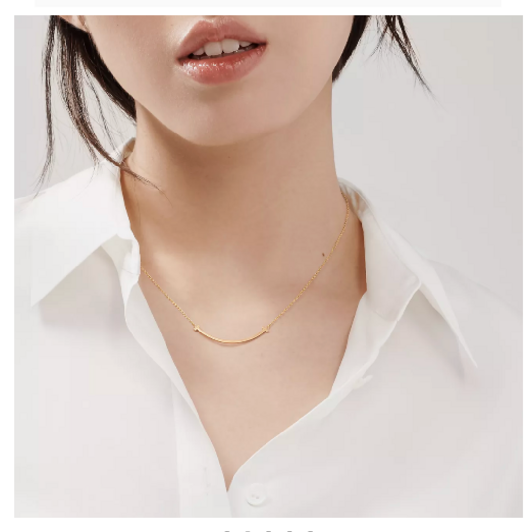 Tiffany & Co.(ティファニー)の専用です。Tiffany ティファニー　Tシリーズ　スマイルペンダント レディースのアクセサリー(ネックレス)の商品写真