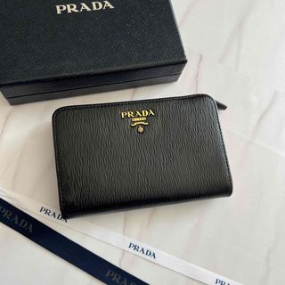 PRADA - プラダ 1MH021 サフィアーノフィオッコ 三つ折り財布 ブランド