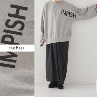 nest Robe - nest Robe 【UpcycleLino】裏毛メッセージプル「IMPISH