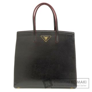 プラダ(PRADA)のPRADA エナメル ロゴ金具 2WAY トートバッグ エナメル レディース(トートバッグ)