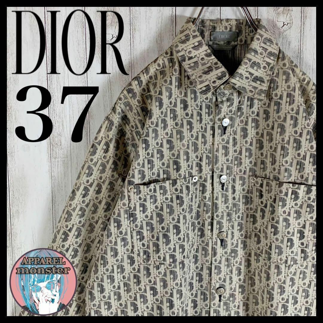 超人気モデル】DIOR ディオール オブリーク 即完売 トロッター柄 シャツ-