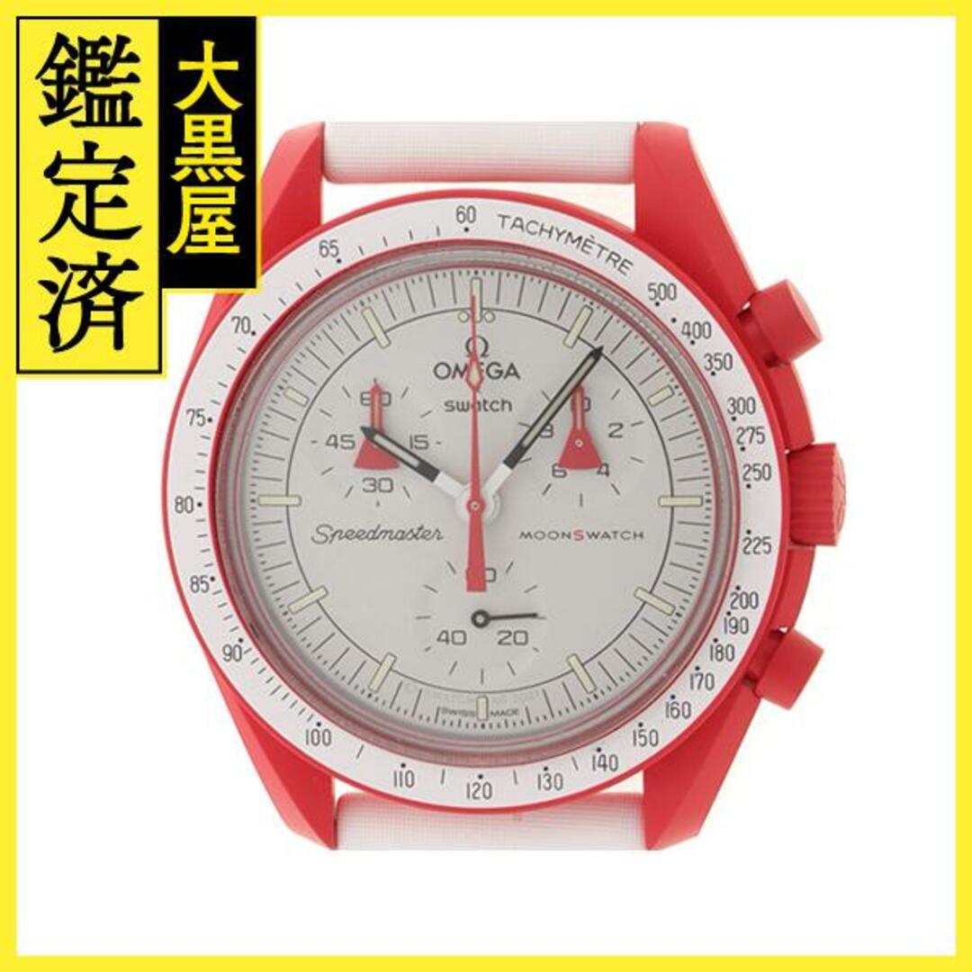 OMEGA×Swatch コラボ SO33R100　バイオセラミック メンズ