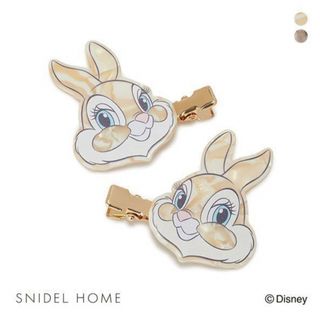 ディズニー(Disney)の【新品】スナイデルホーム Bambi ミス・バニー アセチヘアクリップセット(キャラクターグッズ)