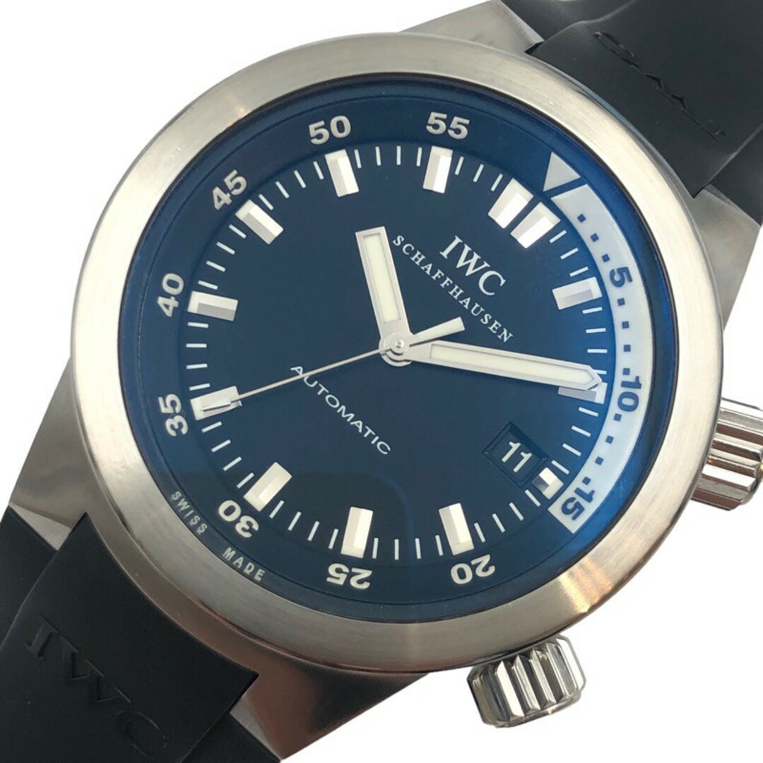 インターナショナルウォッチカンパニー IWC アクアタイマー IW354807 ブラック  ステンレススチール 自動巻き メンズ 腕時計時計