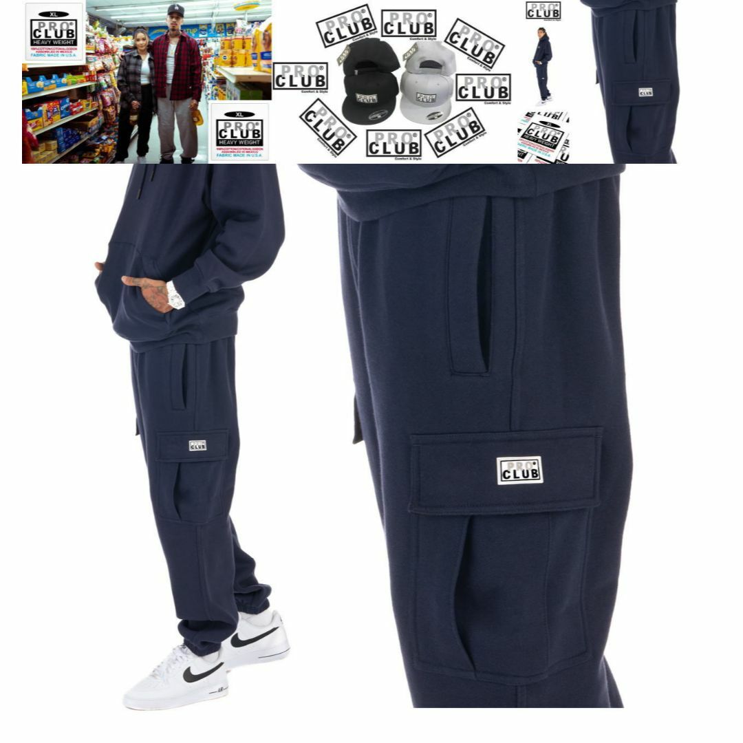 PROCLUB プロクラブ スウェットカーゴパンツ ネイビー2XL限定入荷!!! PROCLUB プロクラブ スウェットカーゴパンツ ネイビー2XL限定入荷!!!