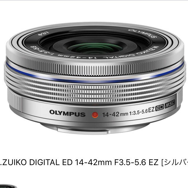 OLYMPUS(オリンパス)の新品❤️オリンパスM.ZUIKO DIGITAL ED 14-42mm シルバー スマホ/家電/カメラのカメラ(レンズ(ズーム))の商品写真