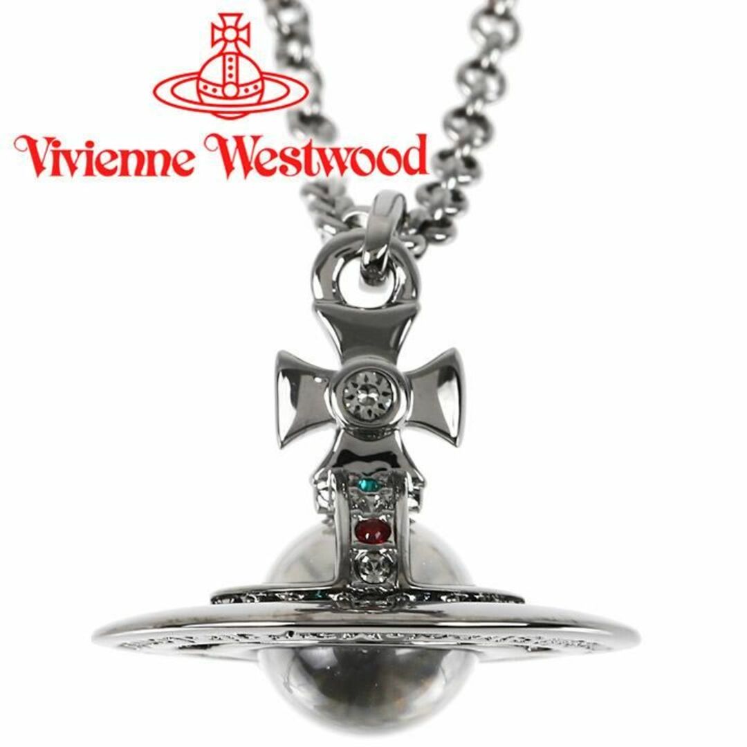 ヴィヴィアンウエストウッド ネックレス Vivienne Westwood タイニーオーブペンダント ガンメタル 63020097-S001 レディース メンズ 男女兼用 【新品・未使用】 【ラクマ公式ショップ】