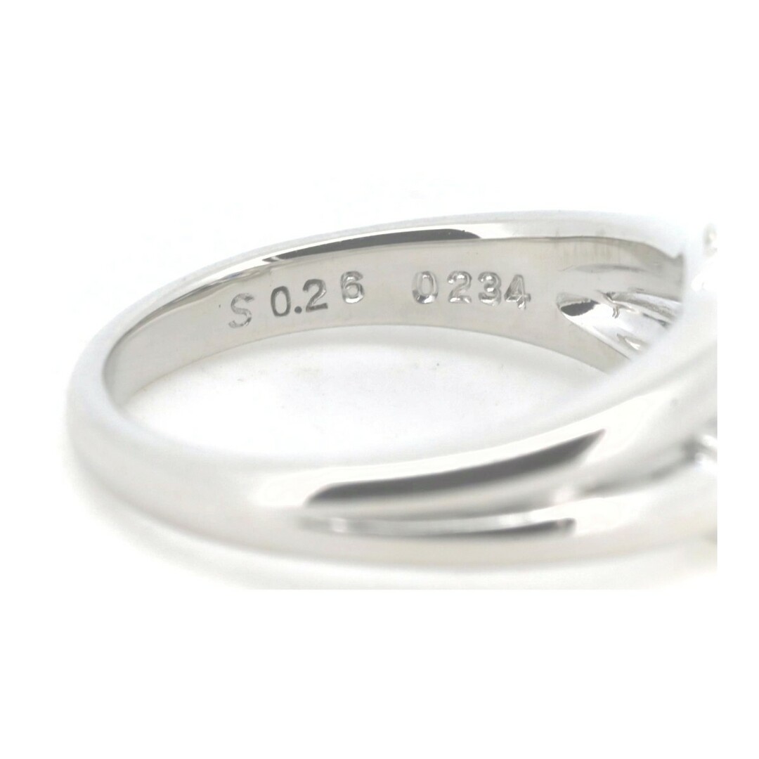 POLA(ポーラ)の目立った傷や汚れなし ポーラ サファイア ダイヤモンド リング 指輪 S0.20ct D0.18ct 13号 PT900(プラチナ) レディースのアクセサリー(リング(指輪))の商品写真