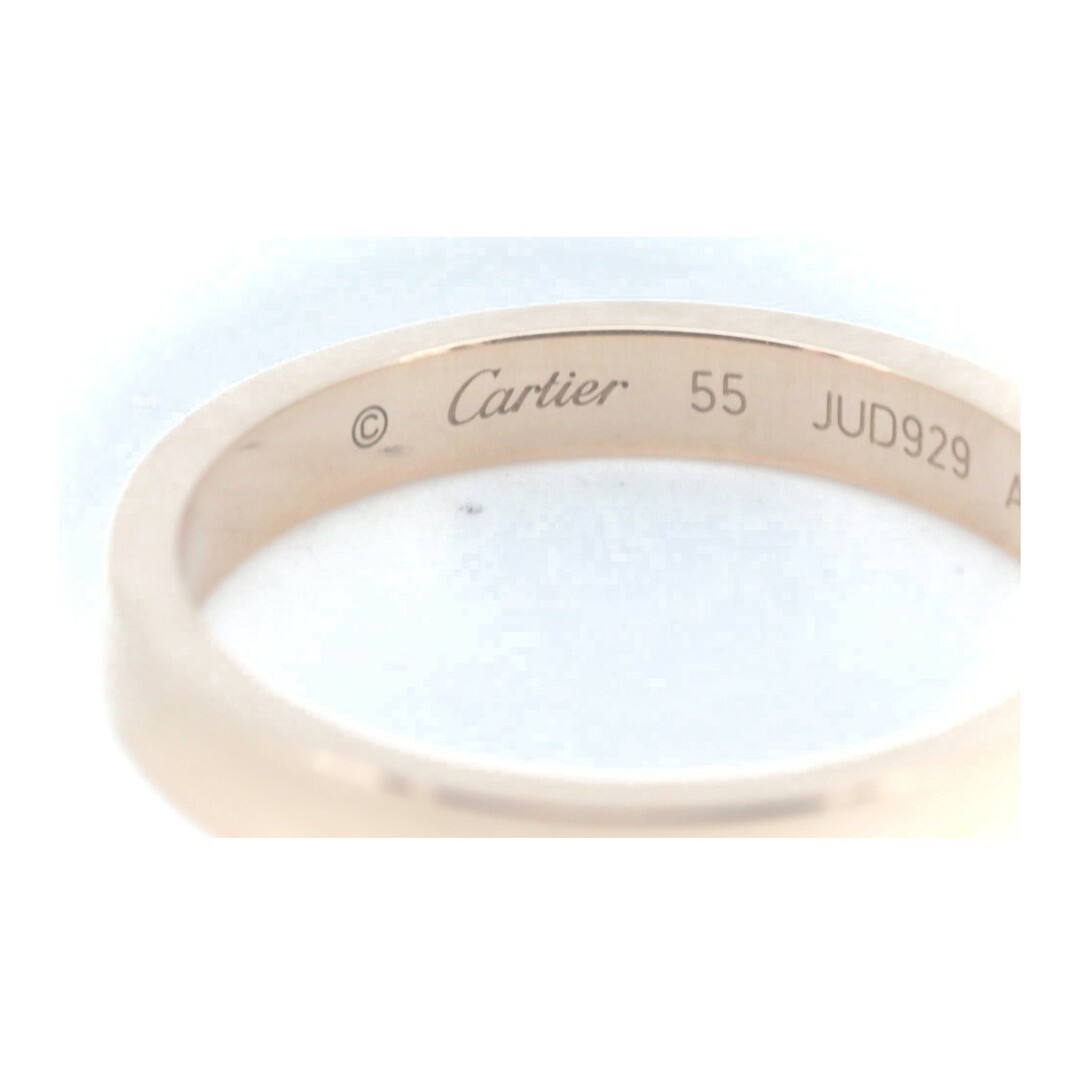 Cartier(カルティエ)の目立った傷や汚れなし カルティエ エングレーブド ダイヤモンド リング 指輪 14.5号 CRB4086455 K18PG(18金 ピンクゴールド) レディースのアクセサリー(リング(指輪))の商品写真