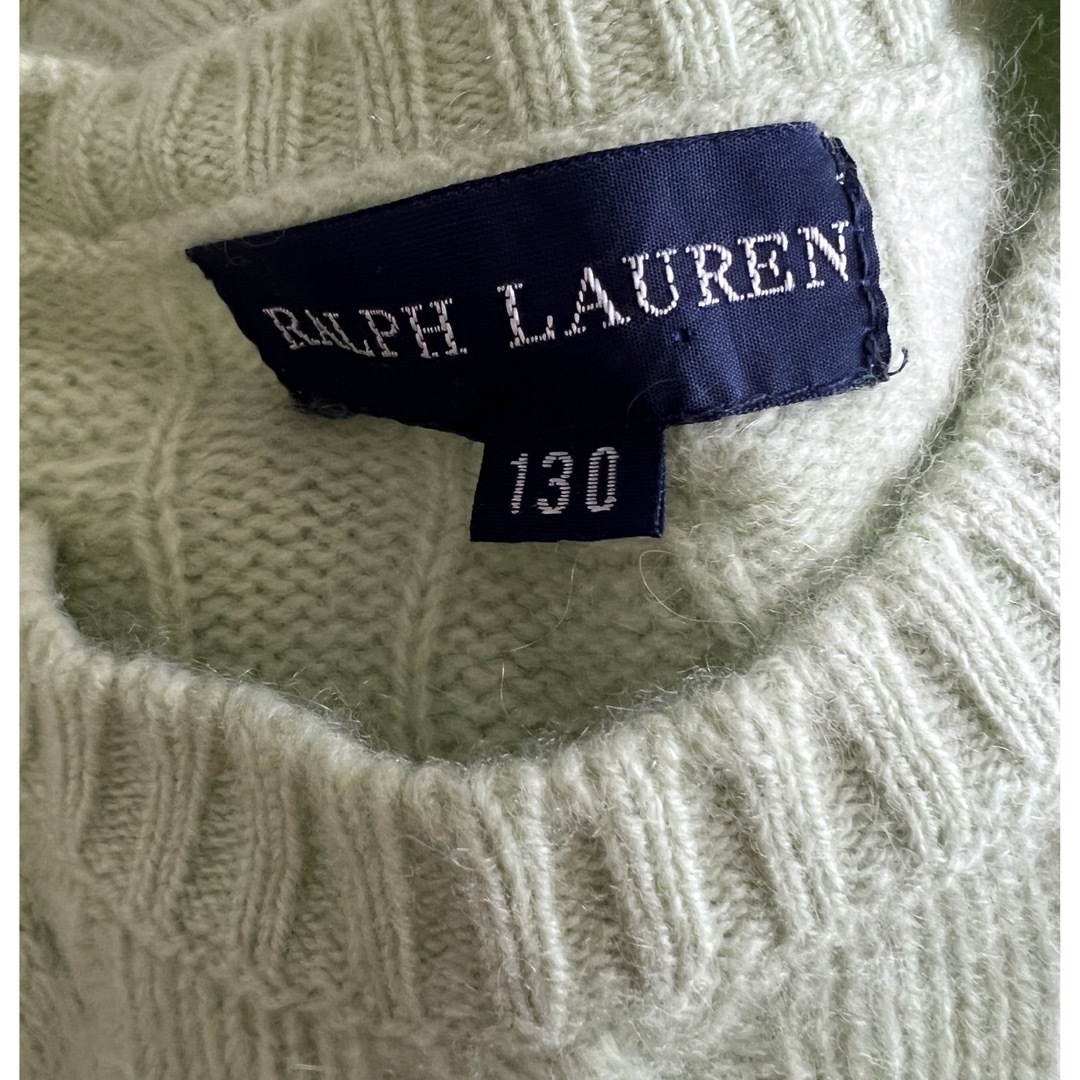 Ralph Lauren(ラルフローレン)のラルフローレン　カシミヤニット　130 キッズ/ベビー/マタニティのキッズ服女の子用(90cm~)(ニット)の商品写真