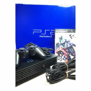 プレイステーション2(PlayStation2)の★動作品★　ソニー　プレステ2 SCPH-30000 CB　フルセット(家庭用ゲーム機本体)