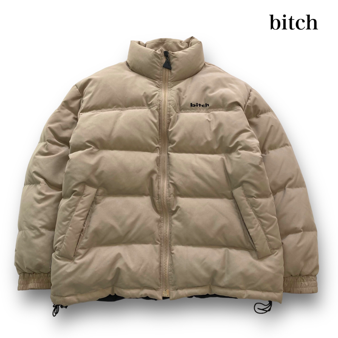 bitch】(激レア) 90s ビッチスケートボード ダウンジャケット 古着-