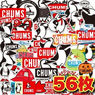 【新品56枚】 CHUMS チャムス　防水ステッカー アウトドア(その他)