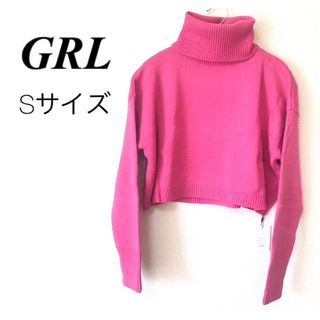 GRL  グレイル　レディース　ニット　Mサイズ  ピンク　シンプル　大人可愛い