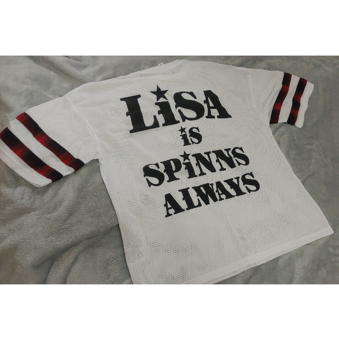 LiSA SPINNS メッシュ Tシャツ 白黒セット エンタメ/ホビーのタレントグッズ(ミュージシャン)の商品写真