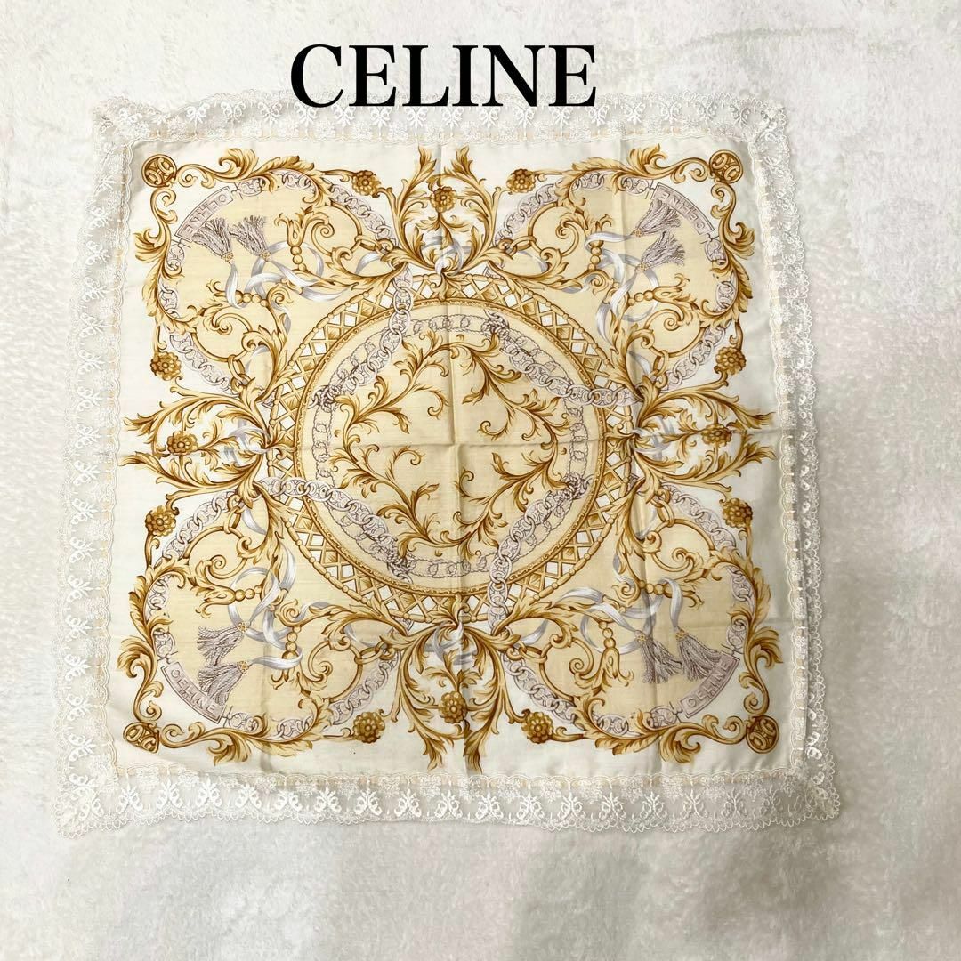 celine(セリーヌ)のCELINE、BURBURY セリーヌ、バーバリー　ハンカチ3枚セット レディースのファッション小物(ハンカチ)の商品写真