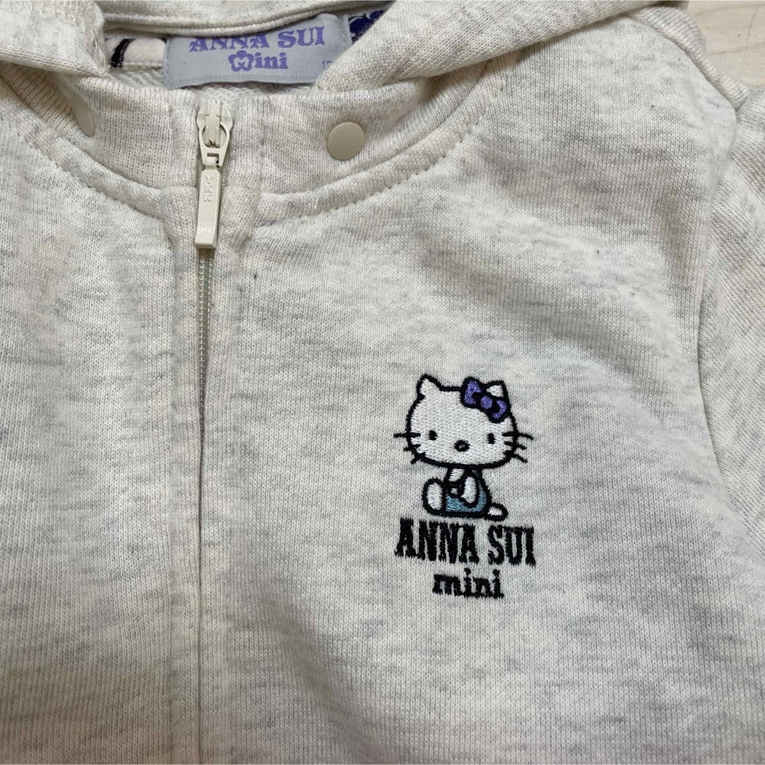 ANNA SUI mini(アナスイミニ)のアナスイミニ ハローキティ　パーカー　120 キッズ/ベビー/マタニティのキッズ服女の子用(90cm~)(ジャケット/上着)の商品写真