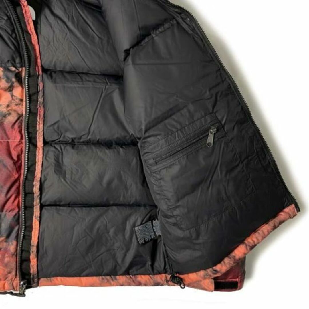 THE NORTH FACE - ノースフェイス W ダウン ヌプシ US限定(XXL)赤 総柄