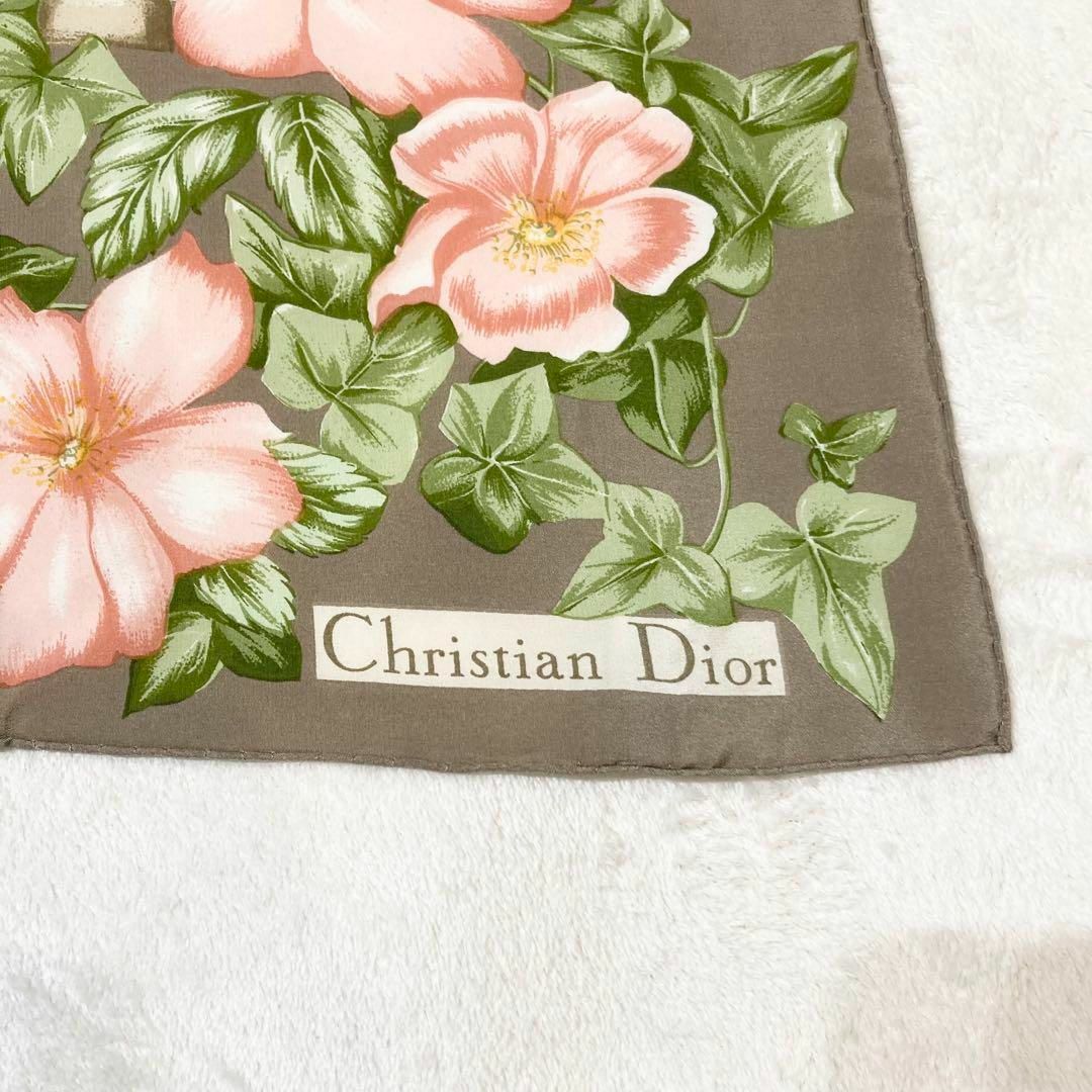 Christian Dior(クリスチャンディオール)の希少　ChristianDior クリスチャンディオール　スカート　花柄　シルク レディースのファッション小物(バンダナ/スカーフ)の商品写真