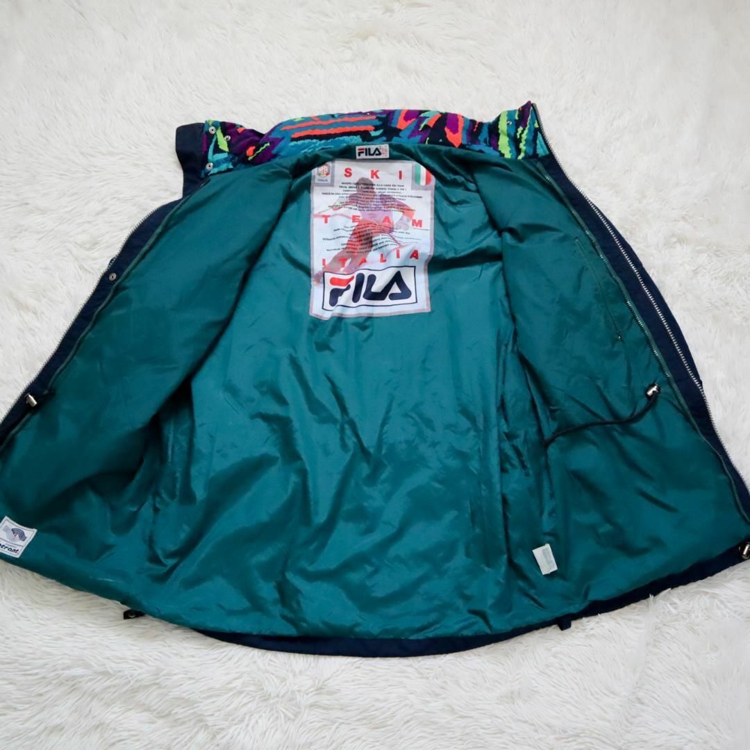 FILA 90s スキー チームイタリア 中綿ジャケット スキーウェアサイズ