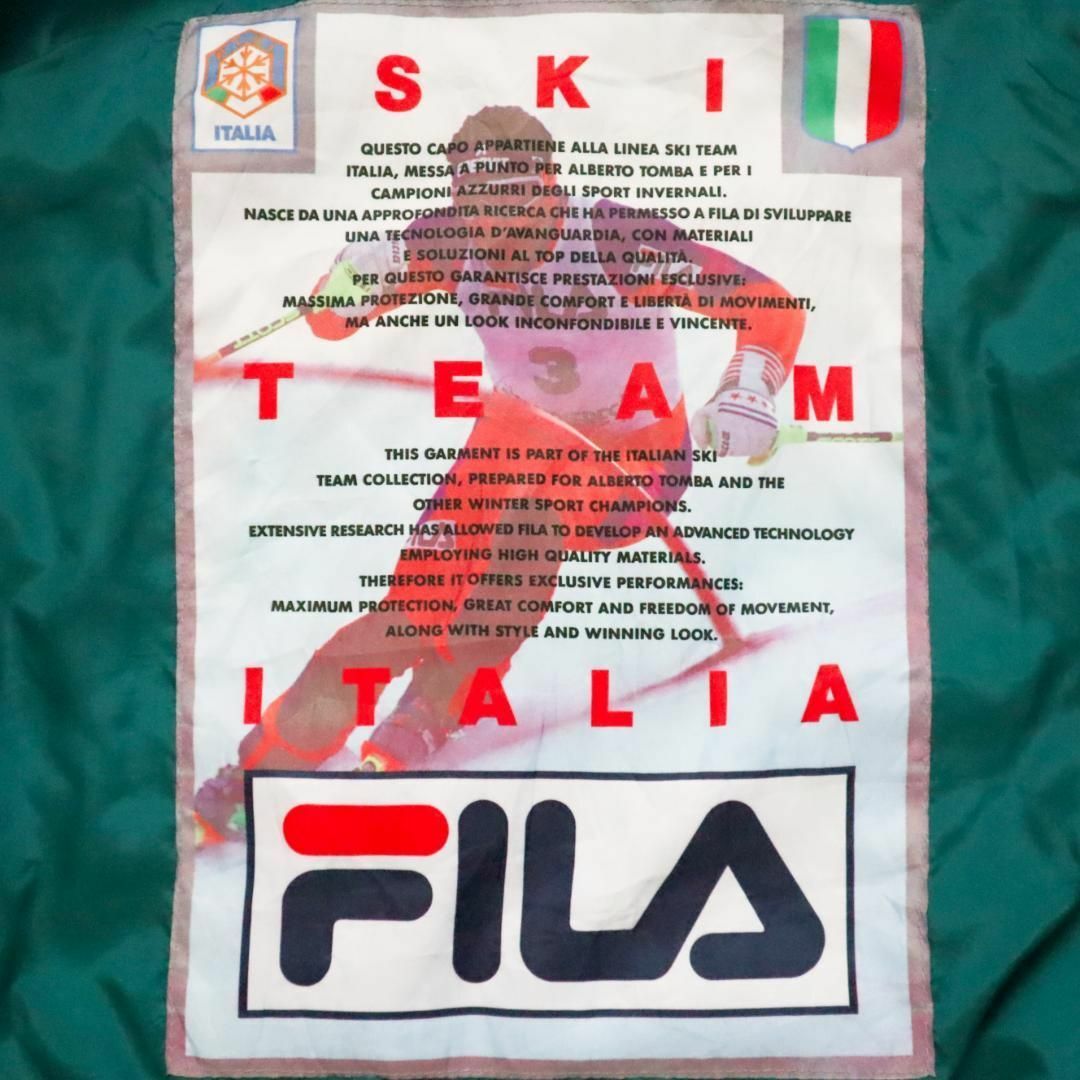 FILA 90s スキー チームイタリア 中綿ジャケット スキーウェアサイズ
