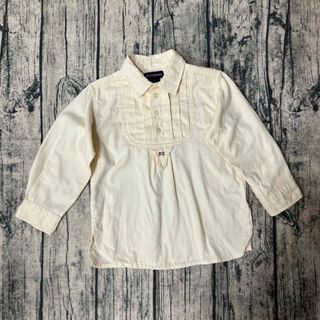 ラルフローレン(Ralph Lauren)のラルフローレン　ピンタック　シャツ　ブラウス　2T オフホワイト　フォーマル(ブラウス)