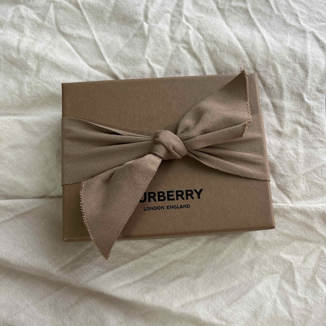 BURBERRY(バーバリー)の【専用】BURBERRY ロゴディテールゴールドプレートフープイヤリング【片耳】 レディースのアクセサリー(ピアス)の商品写真