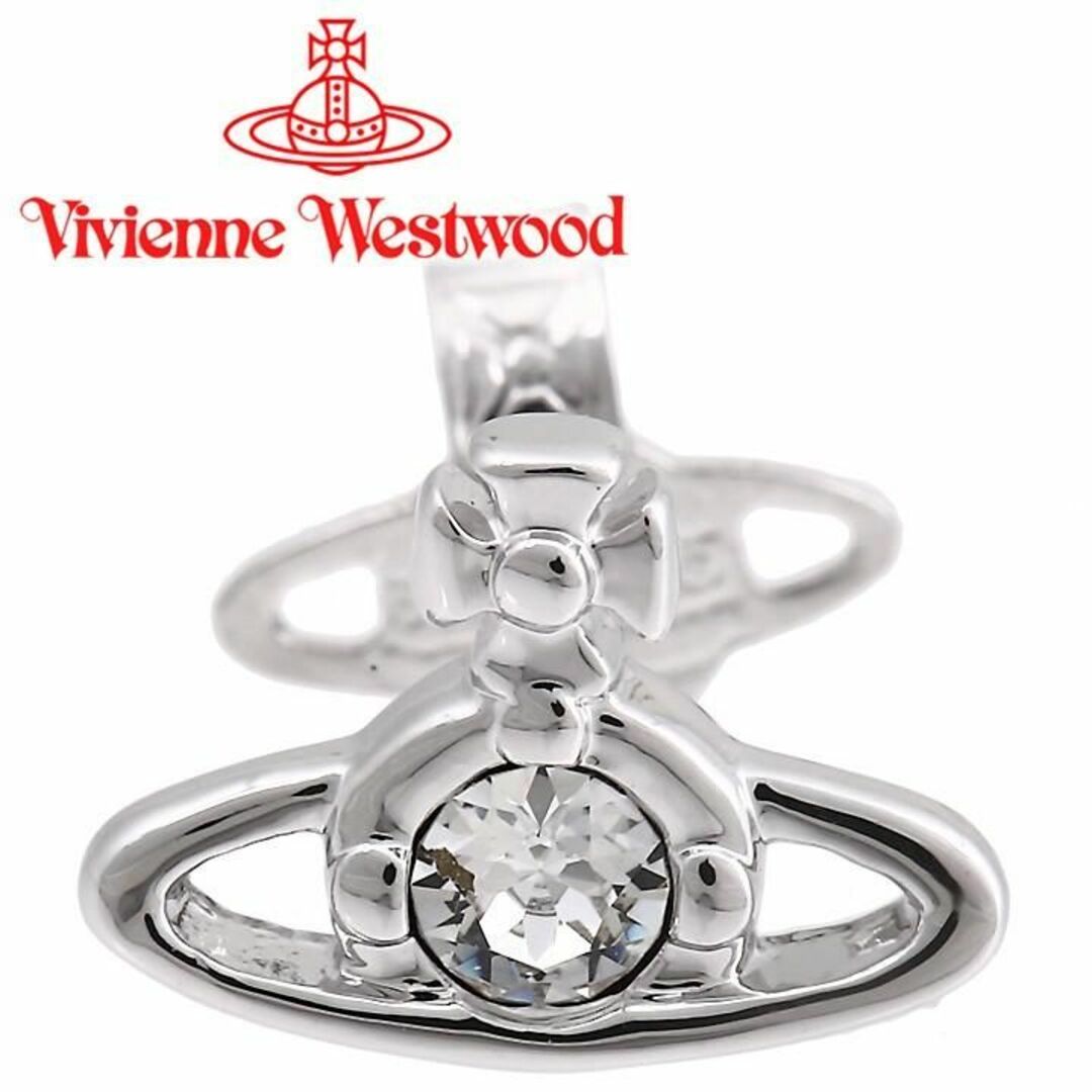 ご留意点②ヴィヴィアンウエストウッド ピアス Vivienne Westwood メンズ ナノソリティアシングルスタッドピアス シルバー 片耳用 62010086-02P116 男女兼用 【新品・未使用】 【ラクマ公式ショップ】