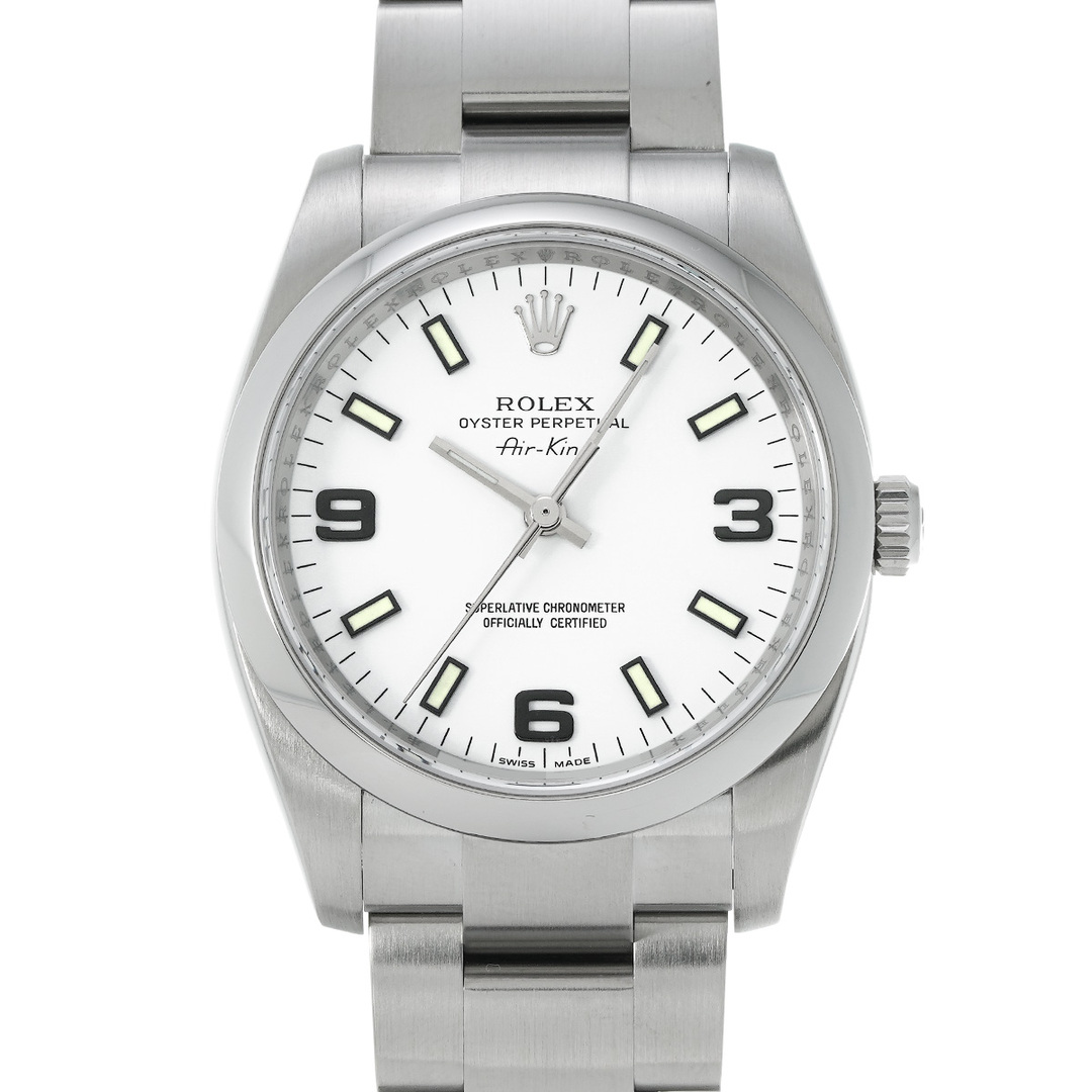ロレックス ROLEX 114200 Z番(2006年頃製造) ホワイト メンズ 腕時計