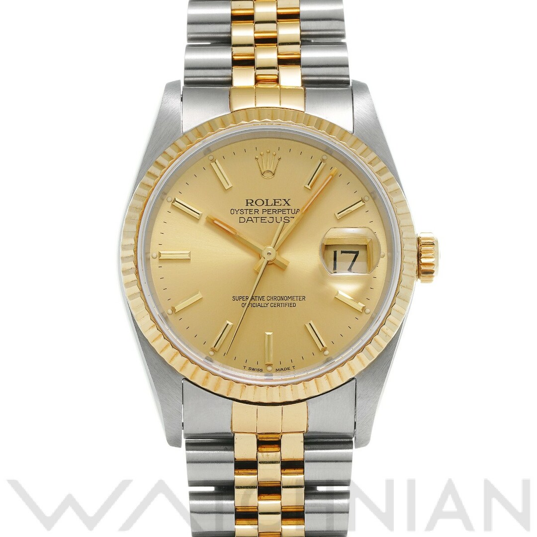 ロレックス ROLEX 16233 X番(1992年頃製造) シャンパン メンズ 腕時計僅かな小傷が見受けられます針