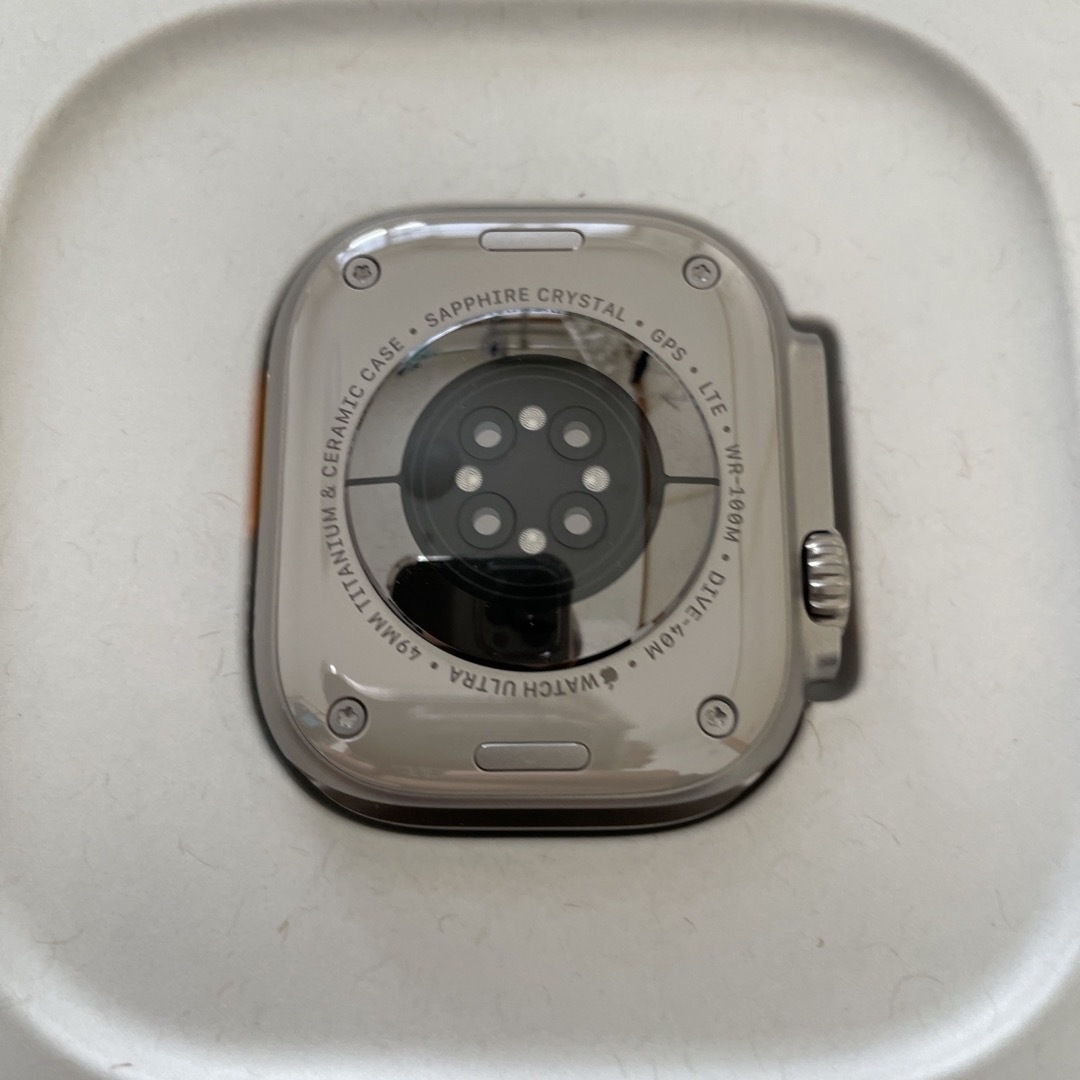 Apple Watch(アップルウォッチ)の新作【超美品】Apple Watch Ultra 2 ホワイトオーシャンバンド メンズの時計(腕時計(デジタル))の商品写真