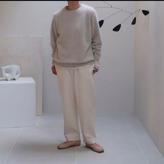 argue YAK COTTON FLARE PANTS（BAKE BEIGE）