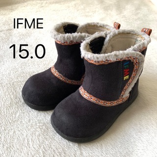 イフミー(IFME)のイフミー★キッズブーツ★ブラック★15(ブーツ)