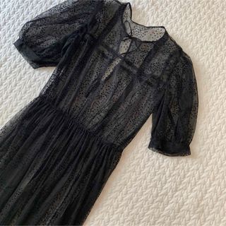 ザラ(ZARA)のチュールワンピース(ロングワンピース/マキシワンピース)