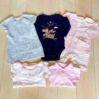 ベビーギャップ(babyGAP)のロンパース  カバーオール　チュニック 5点セット　70cm(ロンパース)