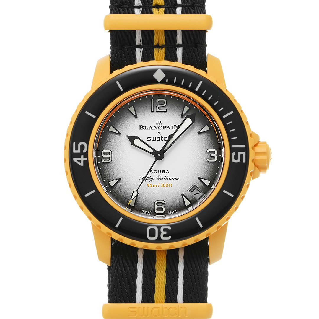 未使用 スウォッチ Swatch SO35P100 ホワイト・グラデーション メンズ 腕時計