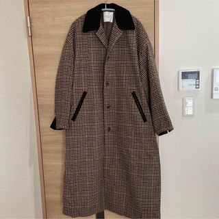 フリークスストア(FREAK'S STORE)のみわ様専用！　FREAK'S STORE コート　チェック(ロングコート)